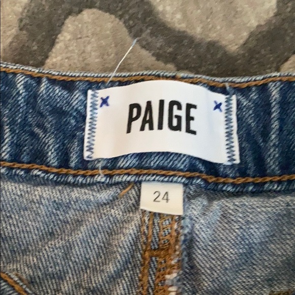 PAIGE DENIM High Waisted Denim Shorts - Picture 5 of 10
